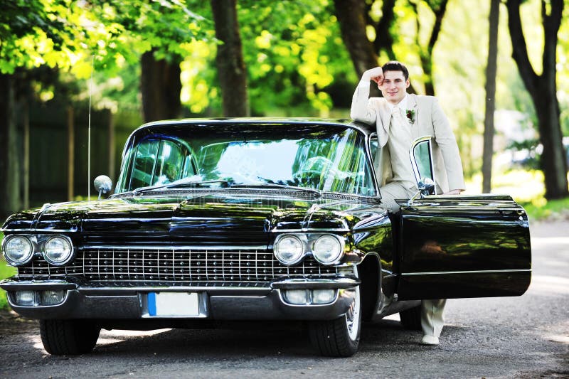 Groom near car