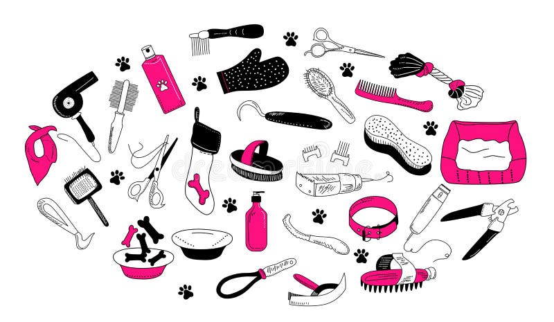 Rubber grooming tool Stock Vector Images - Alamy