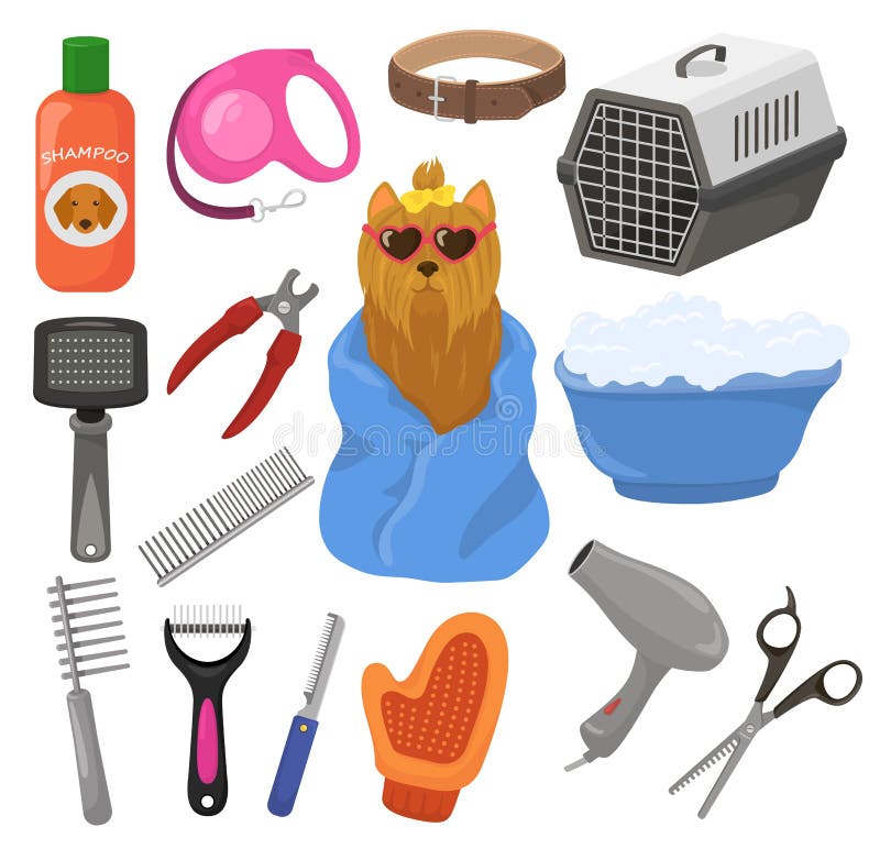 Rubber grooming tool Stock Vector Images - Alamy