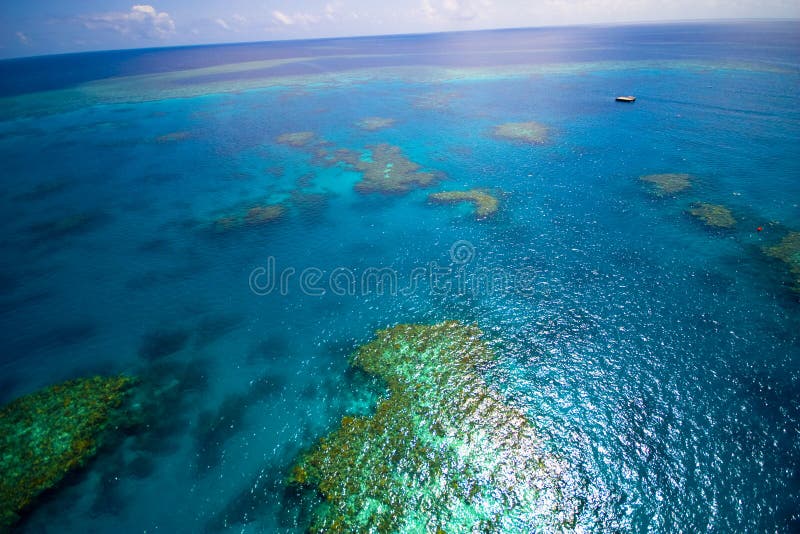 Great Barrier Reef from the sky ,Melbourne Australia 2008. Great Barrier Reef from the sky ,Melbourne Australia 2008