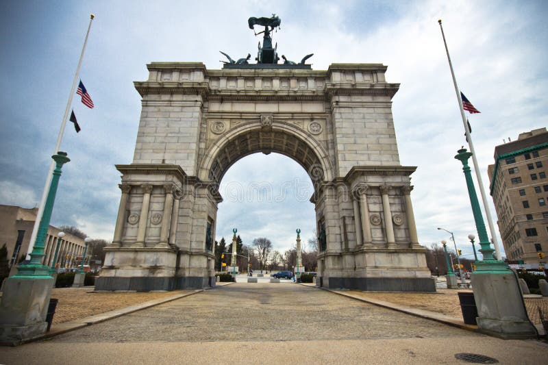 Groot Legerplein Brooklyn, NY royalty-vrije stock foto Groot Legerplein Brooklyn, NY royalty-vrije stock foto