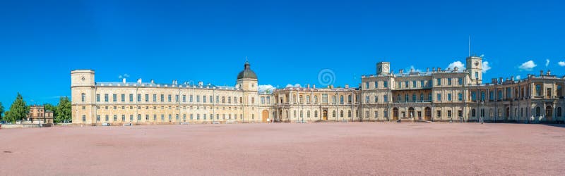 Groot Paleis Gatchina stock afbeelding Groot Paleis Gatchina stock afbeelding