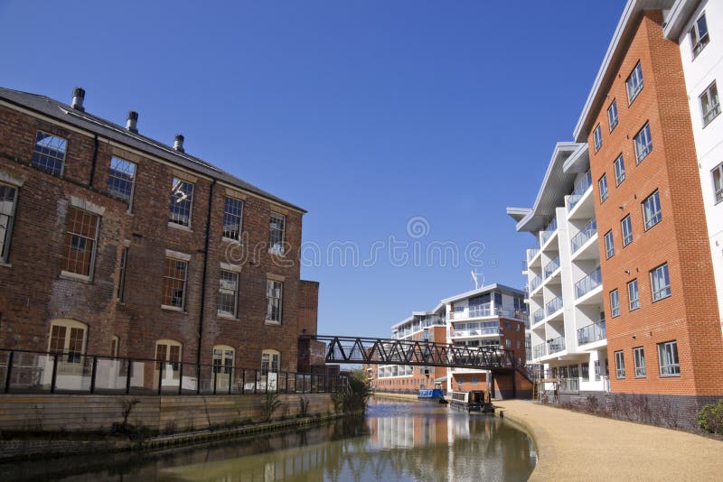 Groot uniekanaal wolverton milton keynes stock afbeelding Groot uniekanaal wolverton milton keynes stock afbeelding