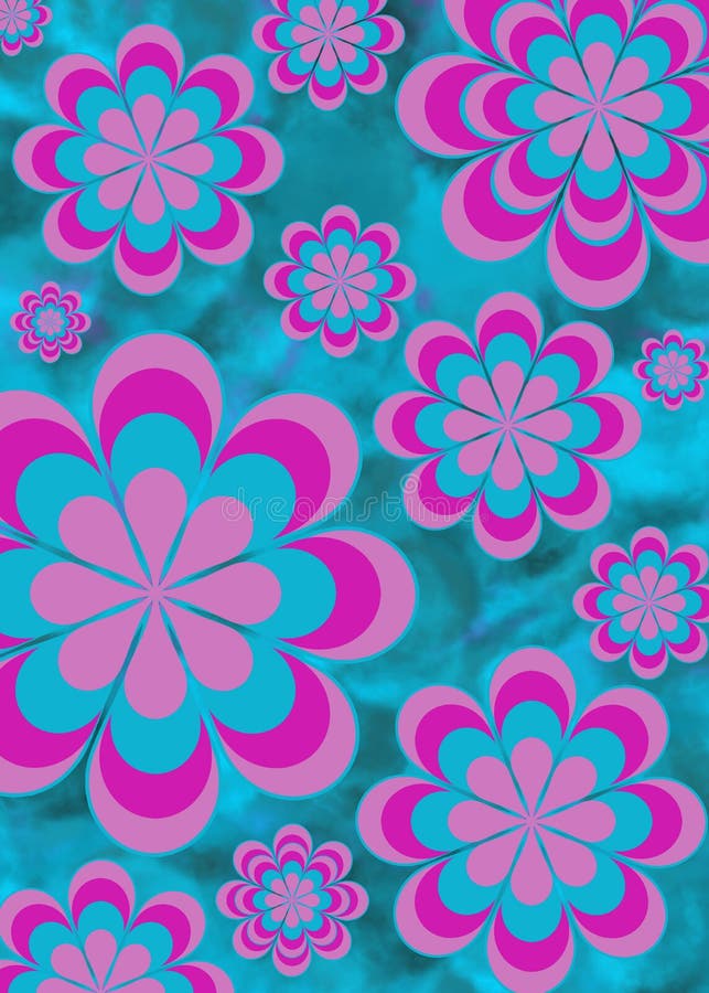 Groovy background vector illustration