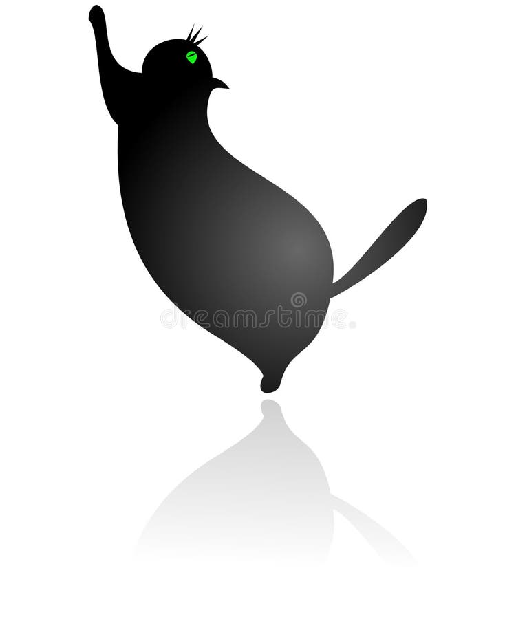Gros chat illustration de vecteur Gros chat illustration de vecteur