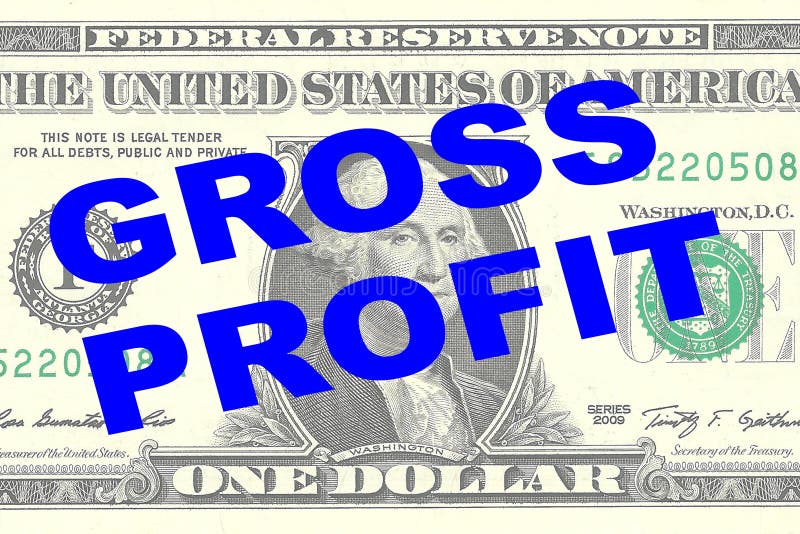 Gross Profit - financial concept royalty free illustration Gross Profit - financial concept royalty free illustration