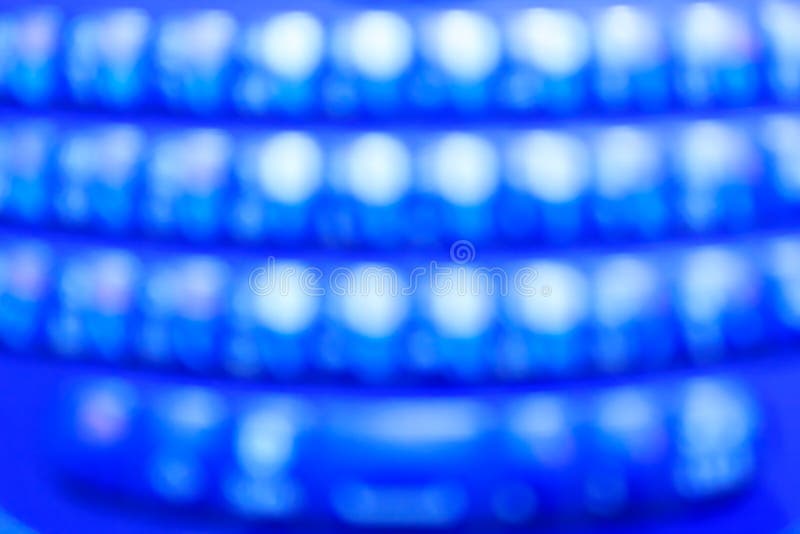 Grote bokeh (Blauwe achtergrond) stock foto