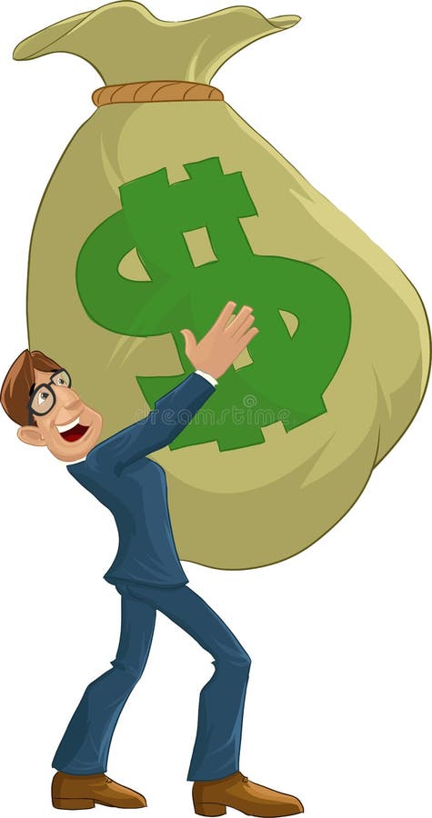 Geldzak vector illustratie