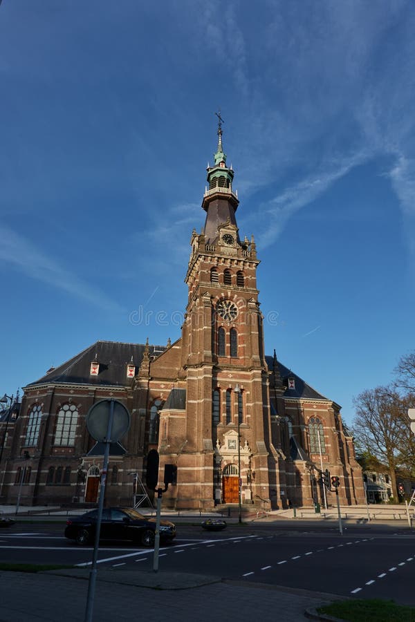 De Grote Kerk Apeldoorn Apeldoorn, Netherlands - April 19, 2022 - the Grote Kerk at the Town of