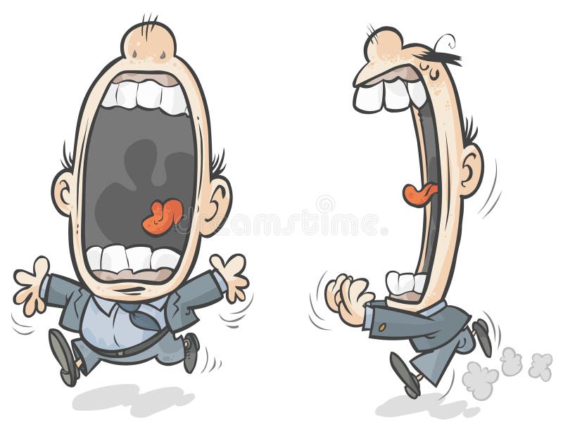 Grootprater vector illustratie