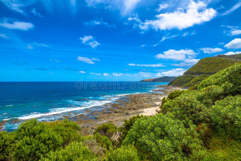 Grote Oceaanweg, Victoria Australia royalty-vrije stock afbeelding Grote Oceaanweg, Victoria Australia royalty-vrije stock afbeelding