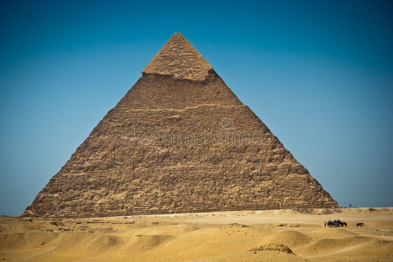 Grote Piramide van Giza, Egypte royalty-vrije stock afbeeldingen Grote Piramide van Giza, Egypte royalty-vrije stock afbeeldingen