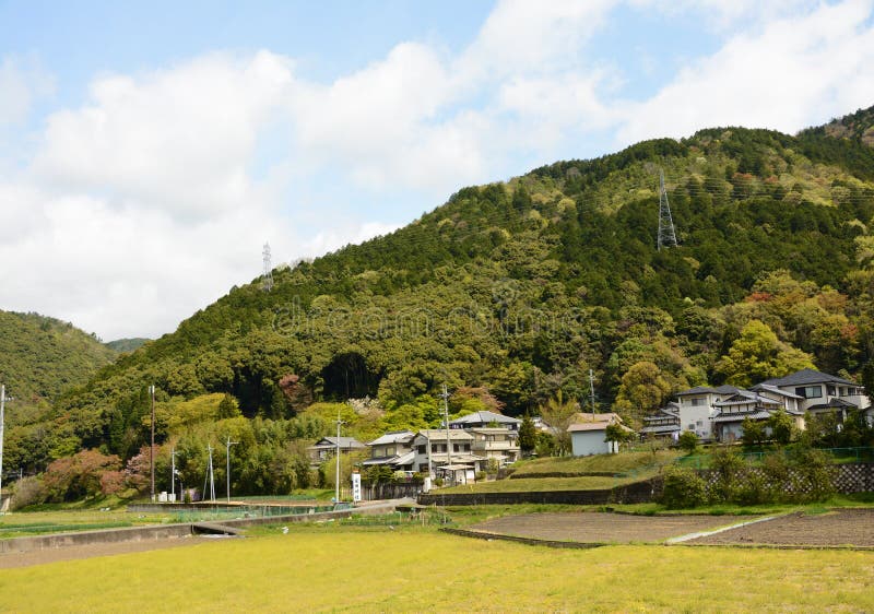 Grote zonnige dag in Japan royalty-vrije stock foto Grote zonnige dag in Japan royalty-vrije stock foto