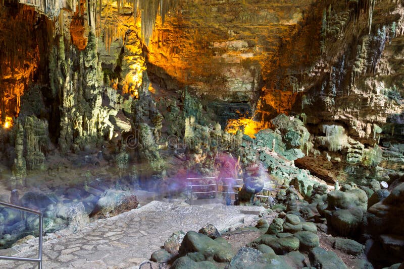 grotte Италия castellana стоковая фотография grotte Италия castellana стоковая фотография