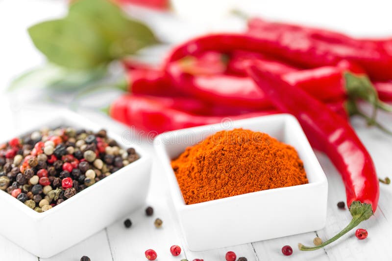 Ground chili peppers stock image. Image of aroma, cooking 26209537