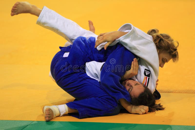 Ground Fighting Judo European Championship 2012 Editorial Image