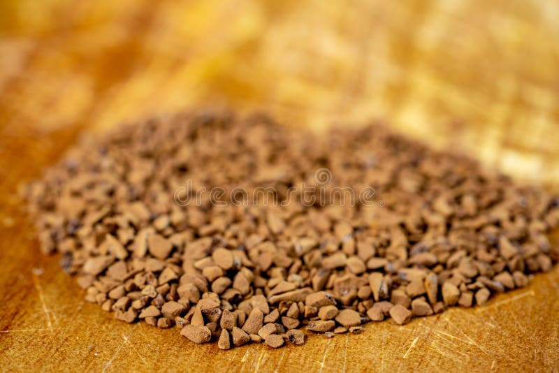 Ground Instant Coffee Macro Photo Stock Photo Image of detail, coffee