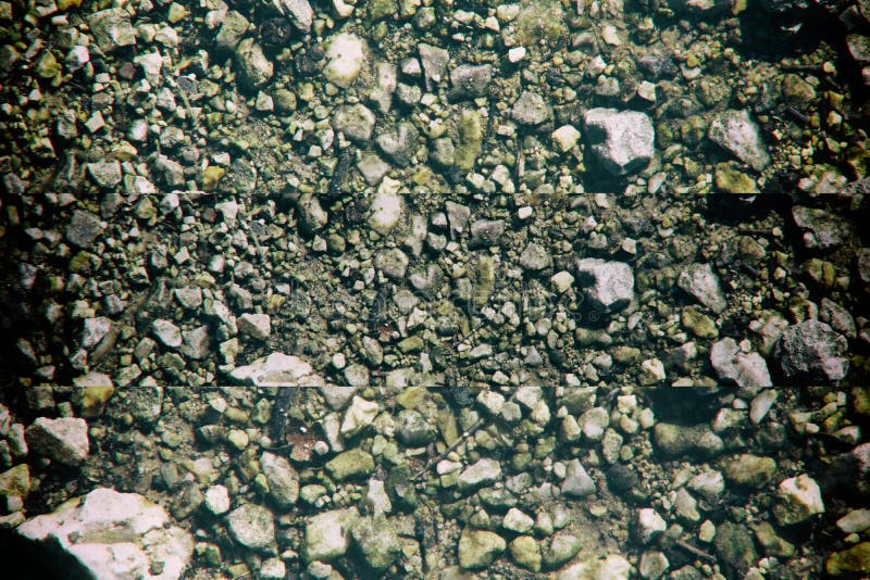 Ground like on Mars, land texture, sand surface, stone background royalty free stock photos