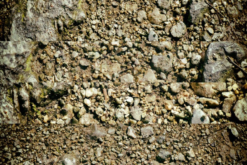 Ground like on Mars, land texture, sand surface, stone background stock photos