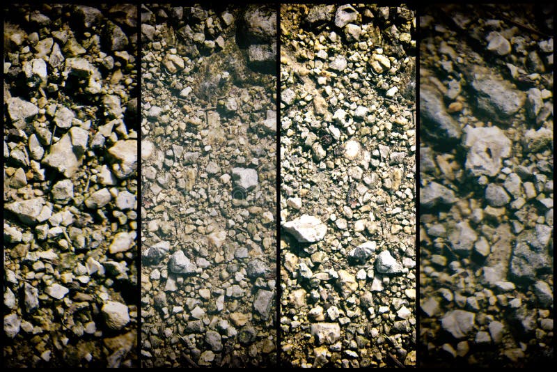Ground like on Mars, land texture, sand surface, stone background stock photos