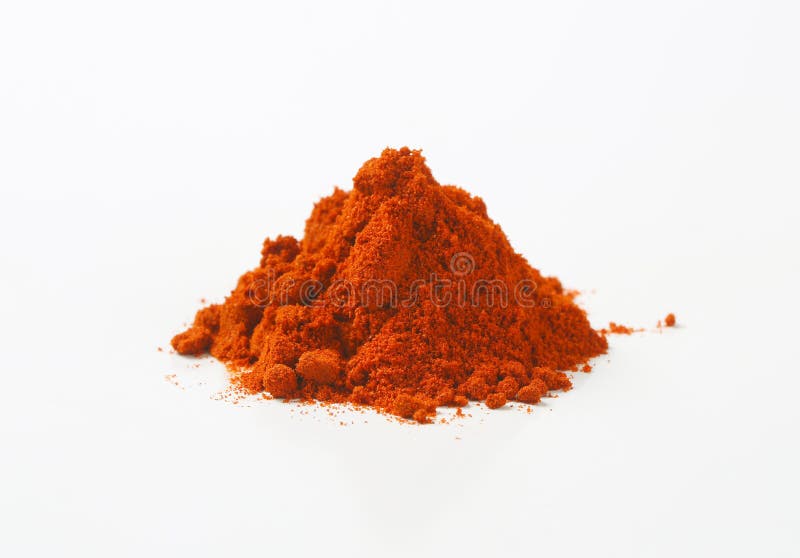 Ground Red Pepper stock photo. Image of studio, heap 107216636