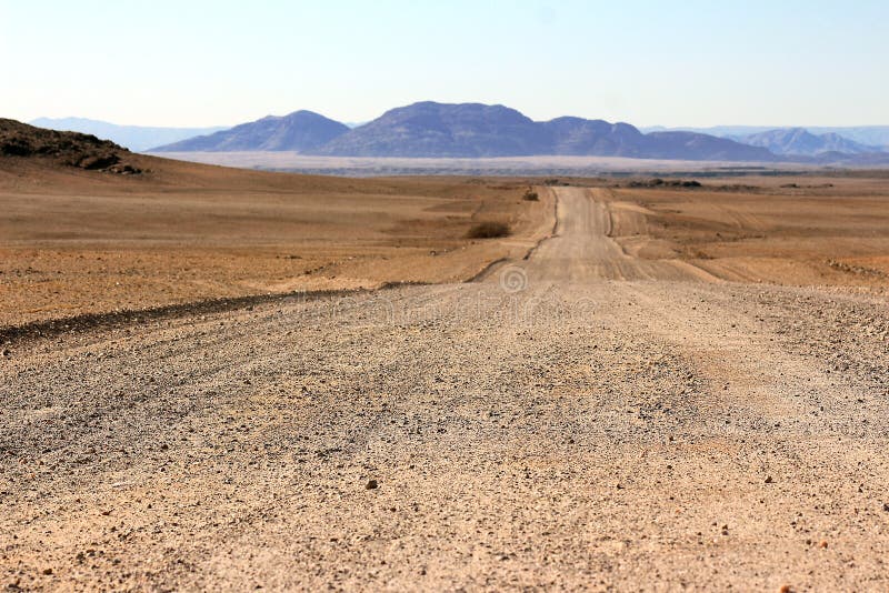 Gravel Road through the Golden Dune Stock Photo Image of burden