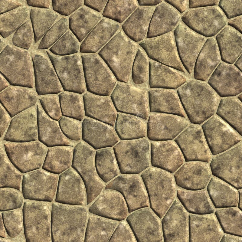 Ground Texture Generated. Seamless Pattern Stock Illustration