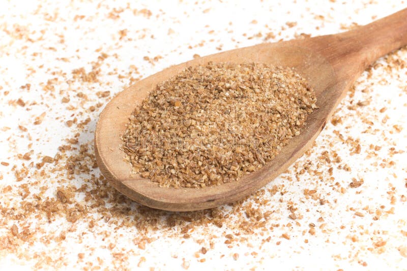 Ground Wheat into a Spoon. Trigo Para Quibe. Kibbeh Stock Image Image