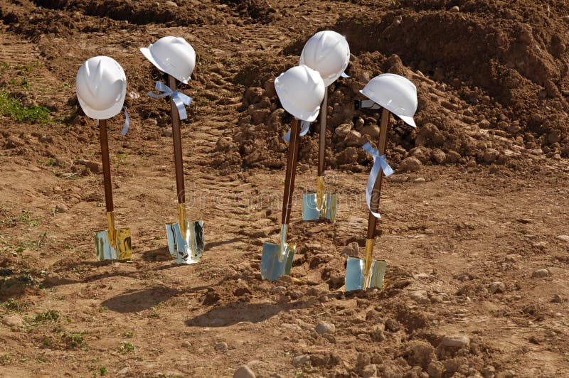 Groundbreaking στοκ φωτογραφίες με δικαίωμα ελεύθερης χρήσης Groundbreaking στοκ φωτογραφίες με δικαίωμα ελεύθερης χρήσης