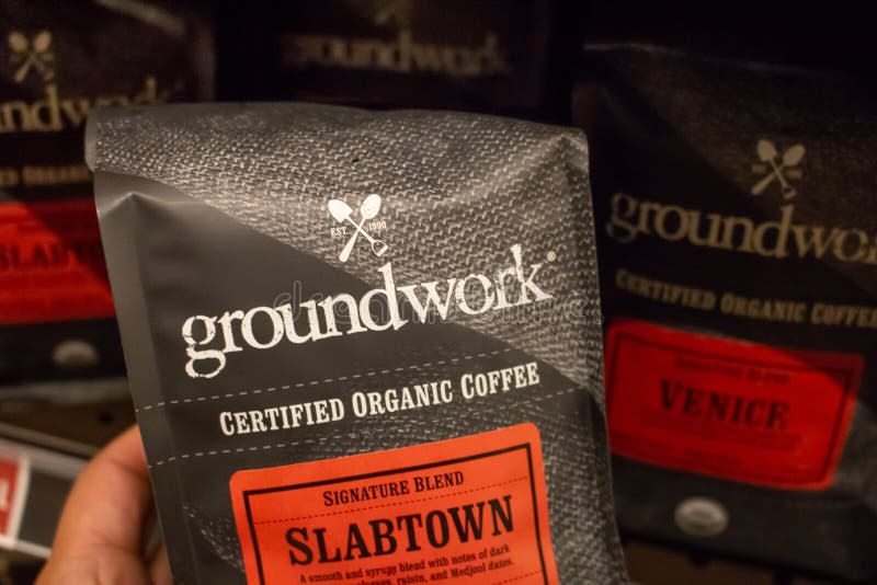 Groundwork Coffee at the Store Editorial Stock Image Image of