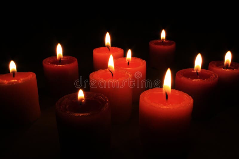 Three candles stock photo. Image of dark, light, bright - 1477184