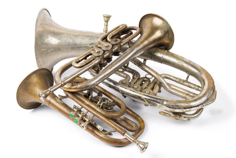 Group of brass instruments stock photo. Image of musical 153756452