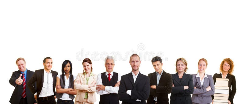 Group of business people royalty free stock photo
