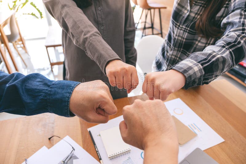 Group of business teamwork join their hands together royalty free stock image Group of business teamwork join their hands together royalty free stock image