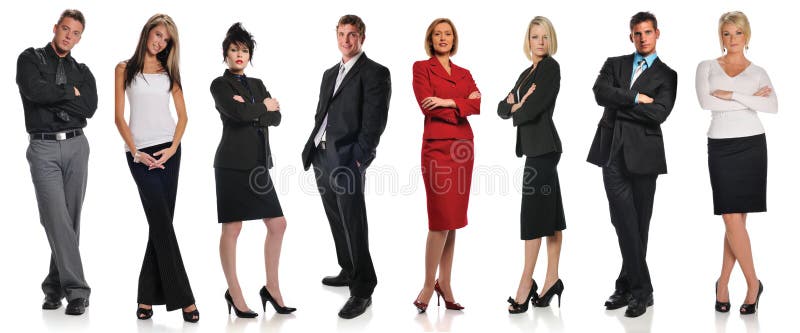 Group of businesspeople standing