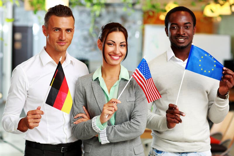 Standing Flags of Different Countries Stock Image - Image of countries ...