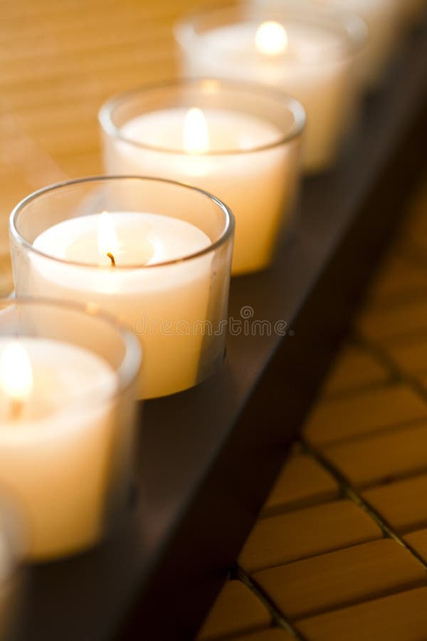 Group of candles stock image. Image of scene, burning 11155085