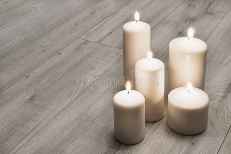 Group of candles stock photo. Image of closeup, shadows 87570782