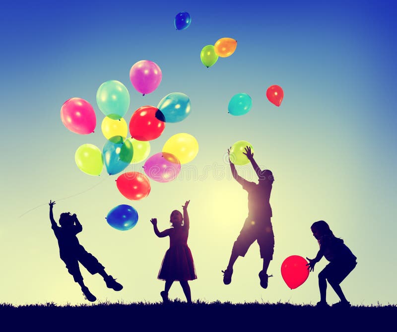 Group Children Freedom Happiness Imagination Innocence Concept stock photos Group Children Freedom Happiness Imagination Innocence Concept stock photos