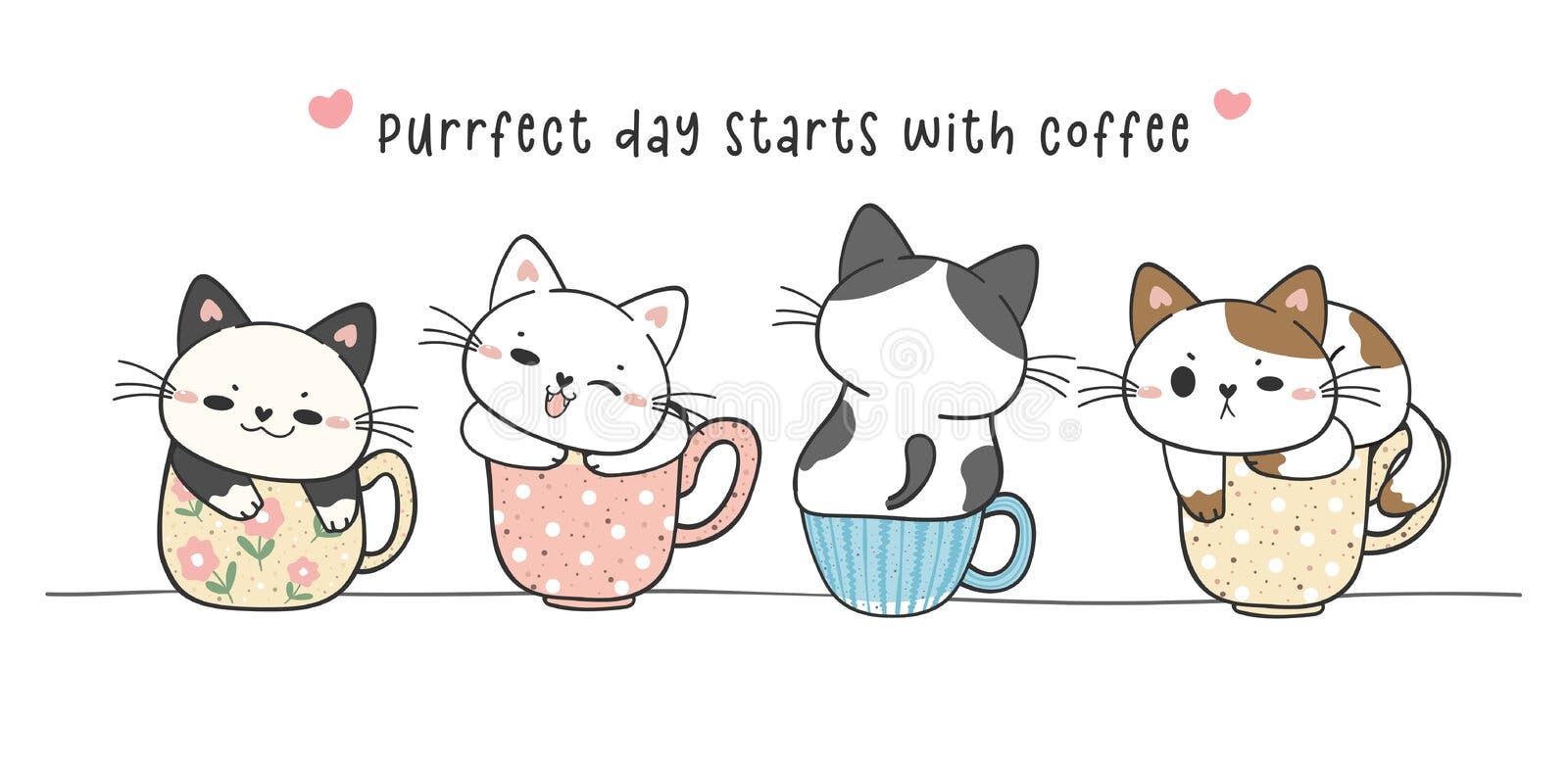 coffee cup and art  Kawaii drawings, Cute easy drawings, Easy drawings