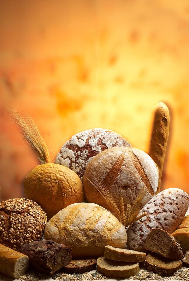 Group of Different Bread Products Stock Image Image of bakery, warm