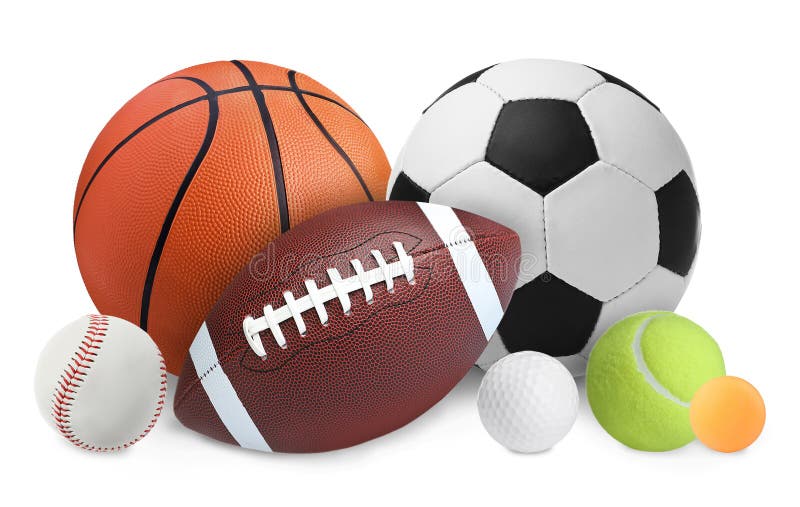 Different Types Sports Balls Stock Photos Free & RoyaltyFree Stock