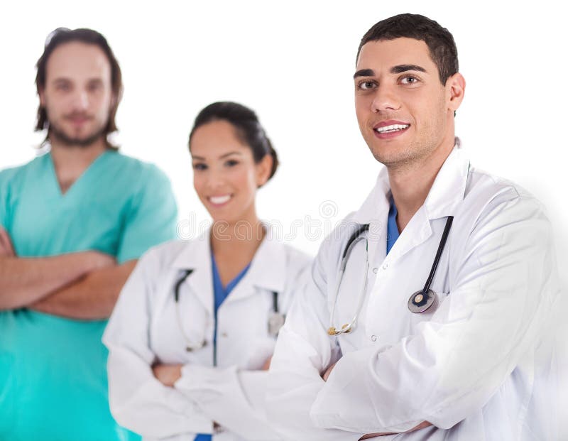 Group of doctors smiling at the camera