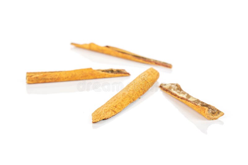 Dry Brown Cinnamon Isolated on White Stock Photo Image of natural