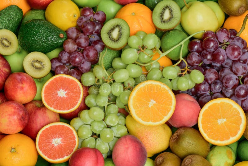 Group of Fresh Fruits and Vegetables Stock Image Image of eating