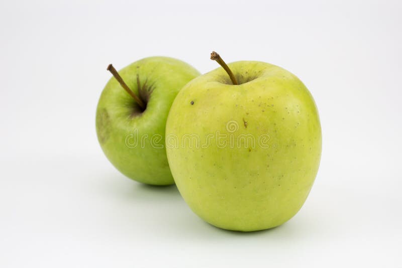 Group of fresh healthy apples stock photo
