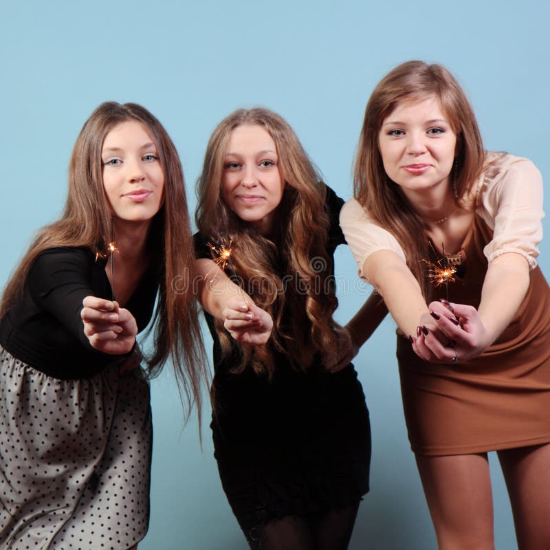 Group of Girls at the Party Stock Photo Image of human, casual 28871994