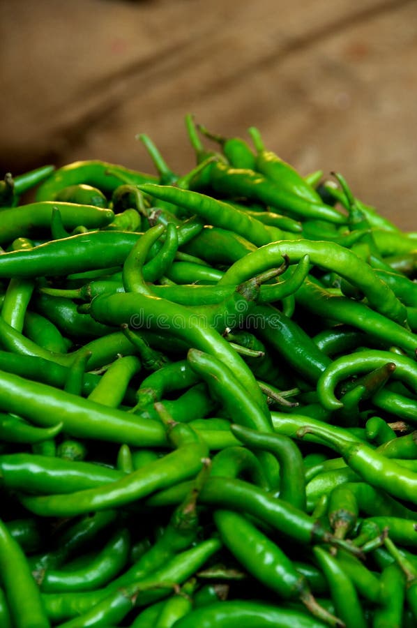 Green hot chilly stock photo. Image of white, chillies, everyday - 80454