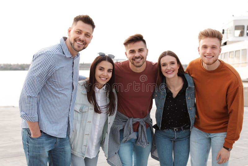 Group of happy people spending time together stock photos Group of happy people spending time together stock photos