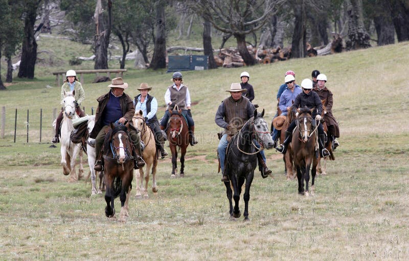 Group of horseriders stock image Group of horseriders stock image